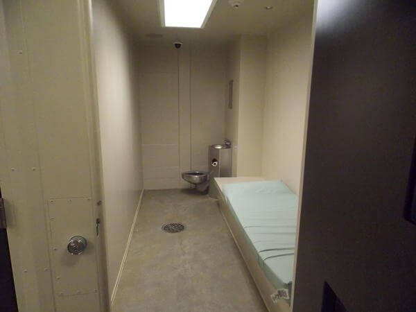 Inside Andrew County Jail cell