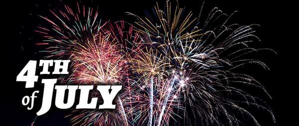 firewrks exploding in sky